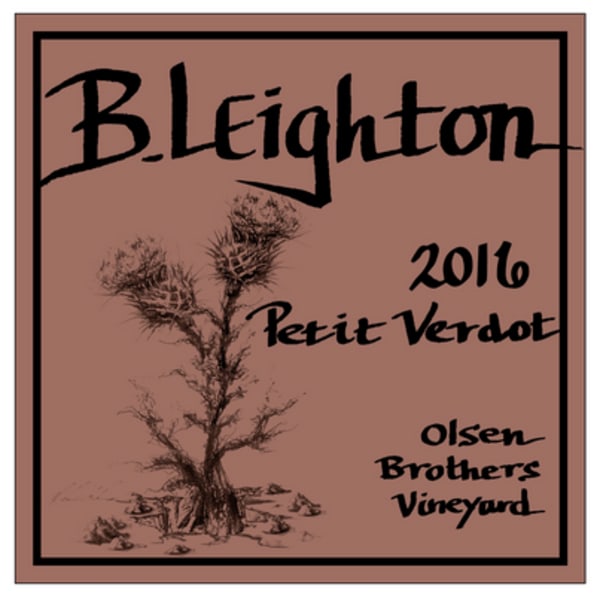 B. Leighton Yakima Valley Olsen Brothers Vineyard Petit Verdot 2016 750ml