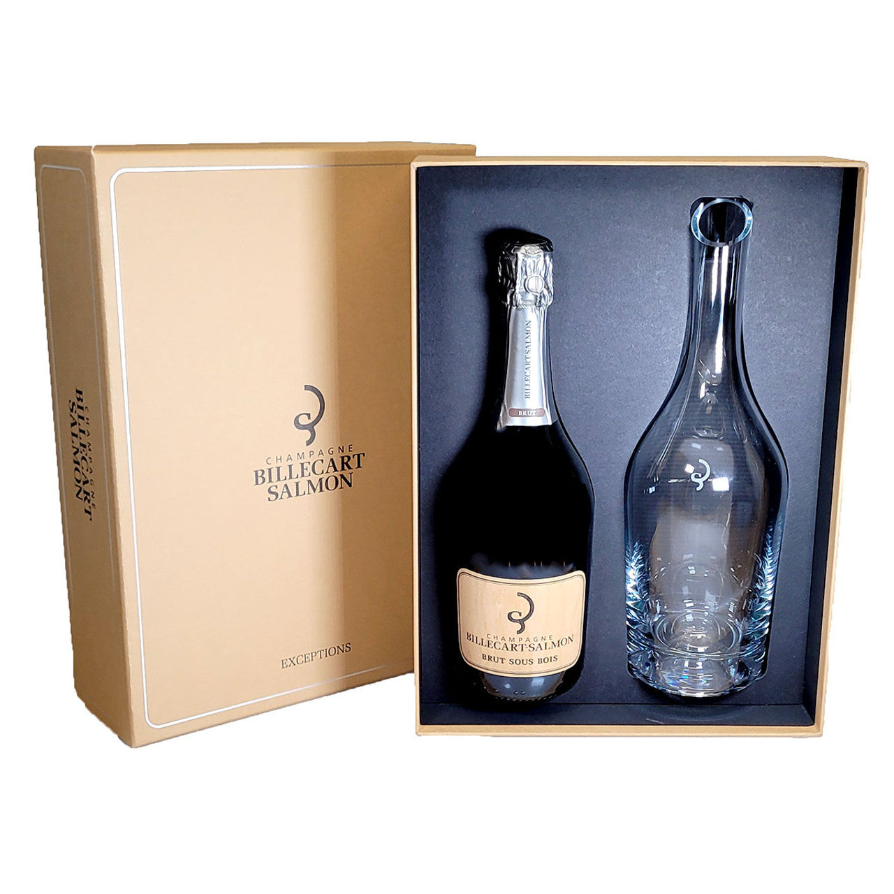 Billecart-Salmon Brut Sous Bois w/ Carafe Gift Set