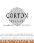 DOMAINE TOLLOT BEAUT ALOXE-CORTON 2021 COTE DE BEAUNE