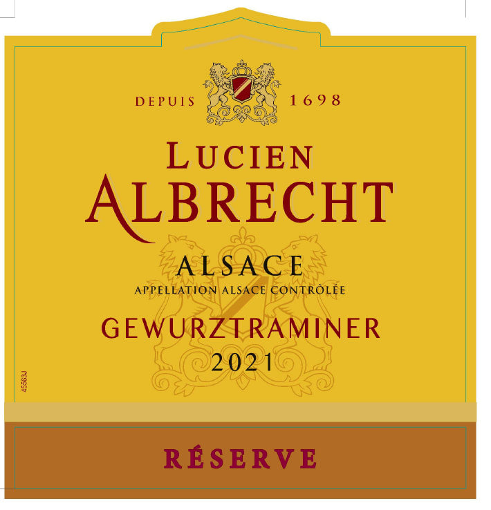 Lucien Albrecht Gewurztraminer Reserve Alsace 2021 750ml