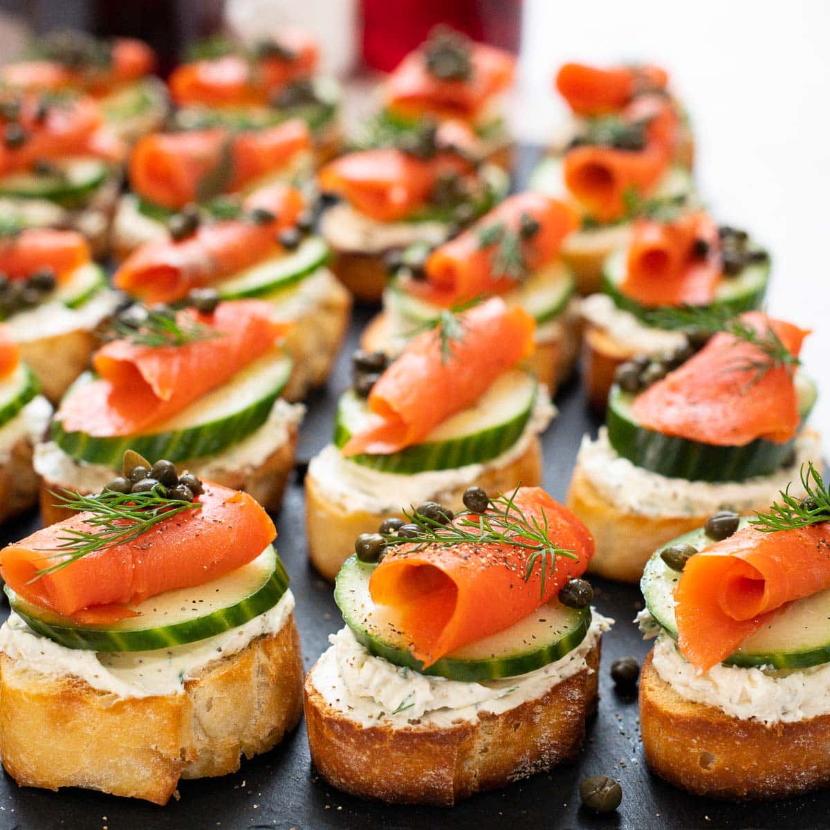 Salmon Crostini