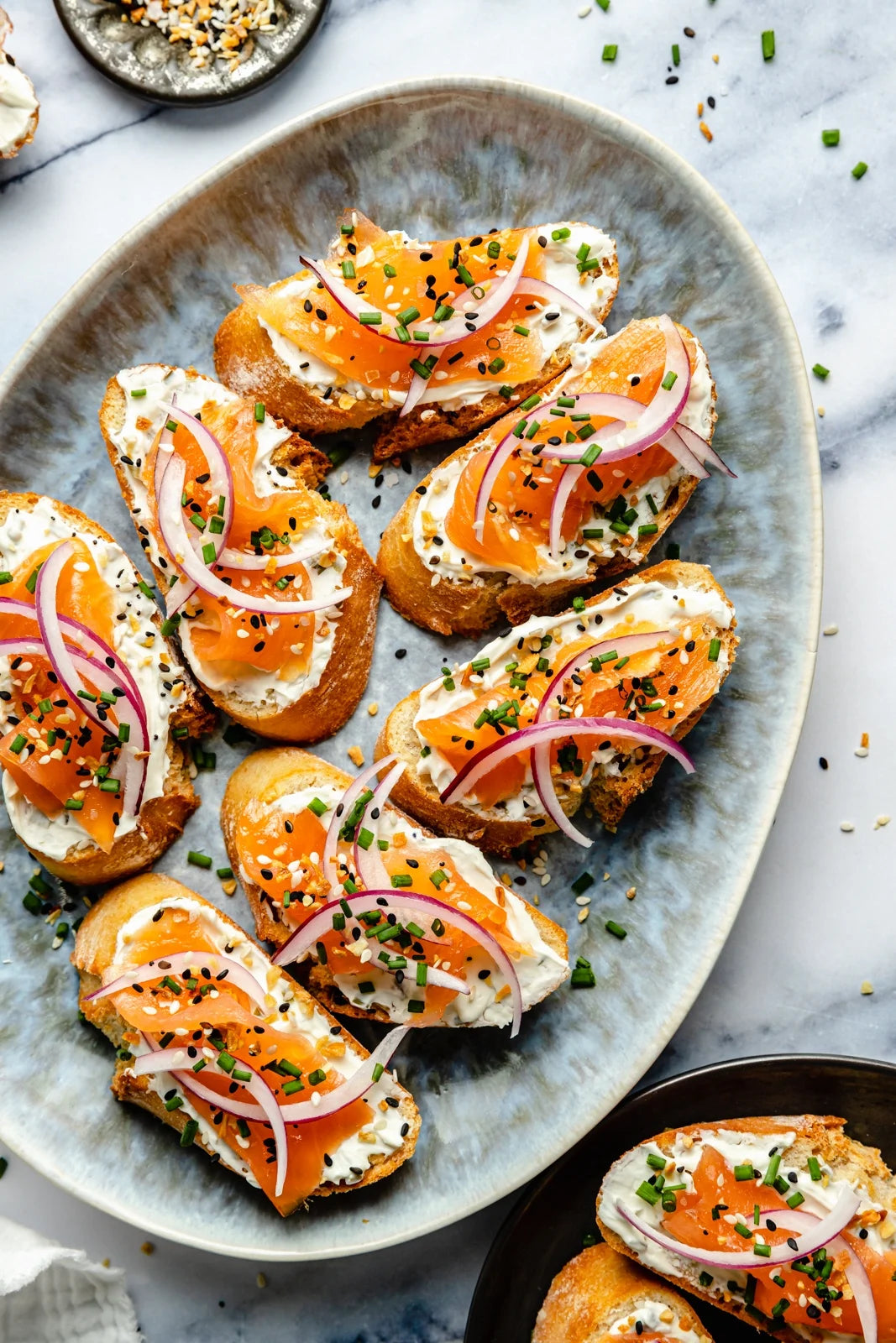 Salmon Crostini