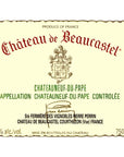 Chateau Beaucastel Chateauneuf Du Pape Rouge 2007 750ml